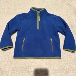 Old Navy Blue and Green Kids Fleece Pullover